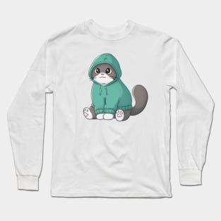 Cute Tuxedo Cat Long Sleeve T-Shirt